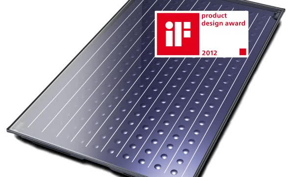 Kolektor marki Buderus otrzymał nagrodę "iF product design award 2012"